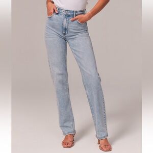 abercrombie 90s straight ultra high rise jeans